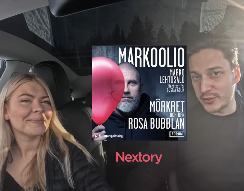 Emil Hansius Nextory YouTube samarbete Ljudbok Ljudböcker Markoolio